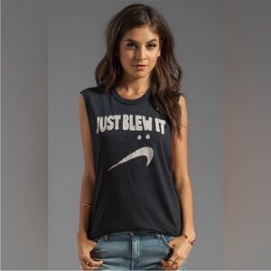 UNIF Graphic Muscle Tee - 'Just Blew It'